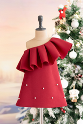 Maroon anaida dress