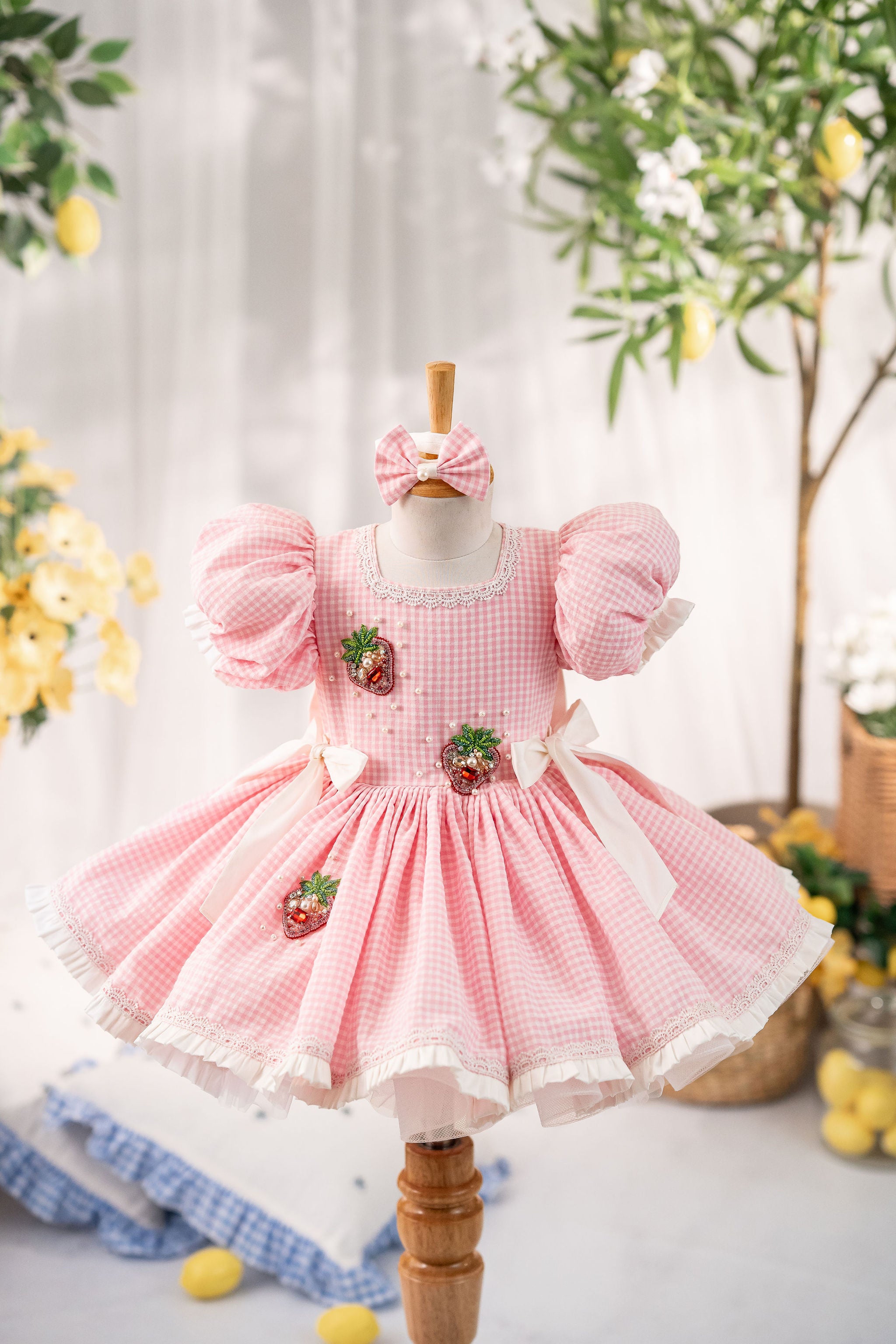 Berry First Birthday Dress