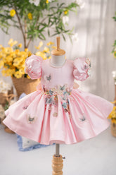 Flora Butterfly Dress In Pink