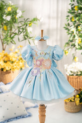 Blue Floral Dress
