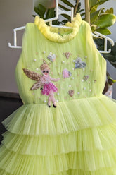 Green layered Fairy Dress