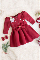 Maroon baby Set