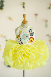 Layered Animal-themed dress