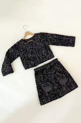 Black sequins set