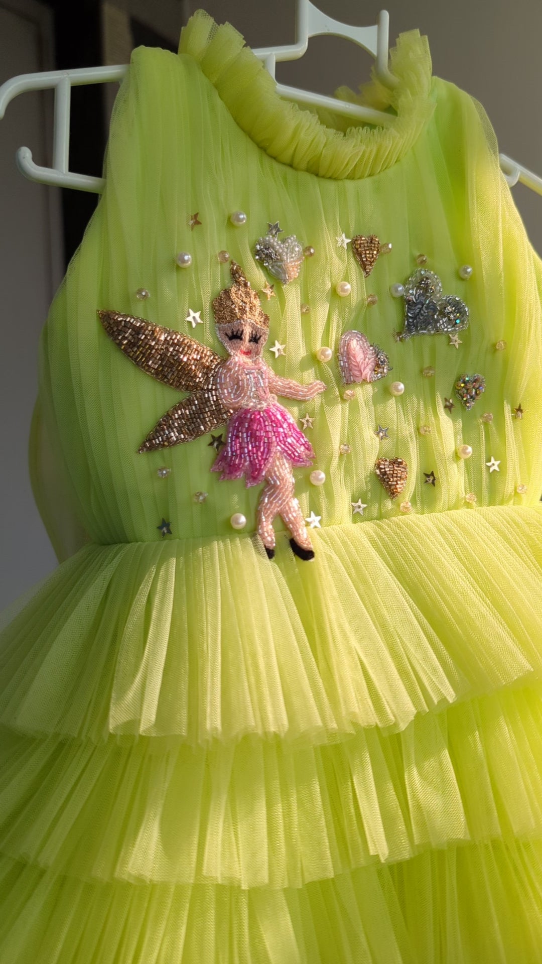 Green layered Fairy Dress