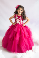 Birds of paradise gown