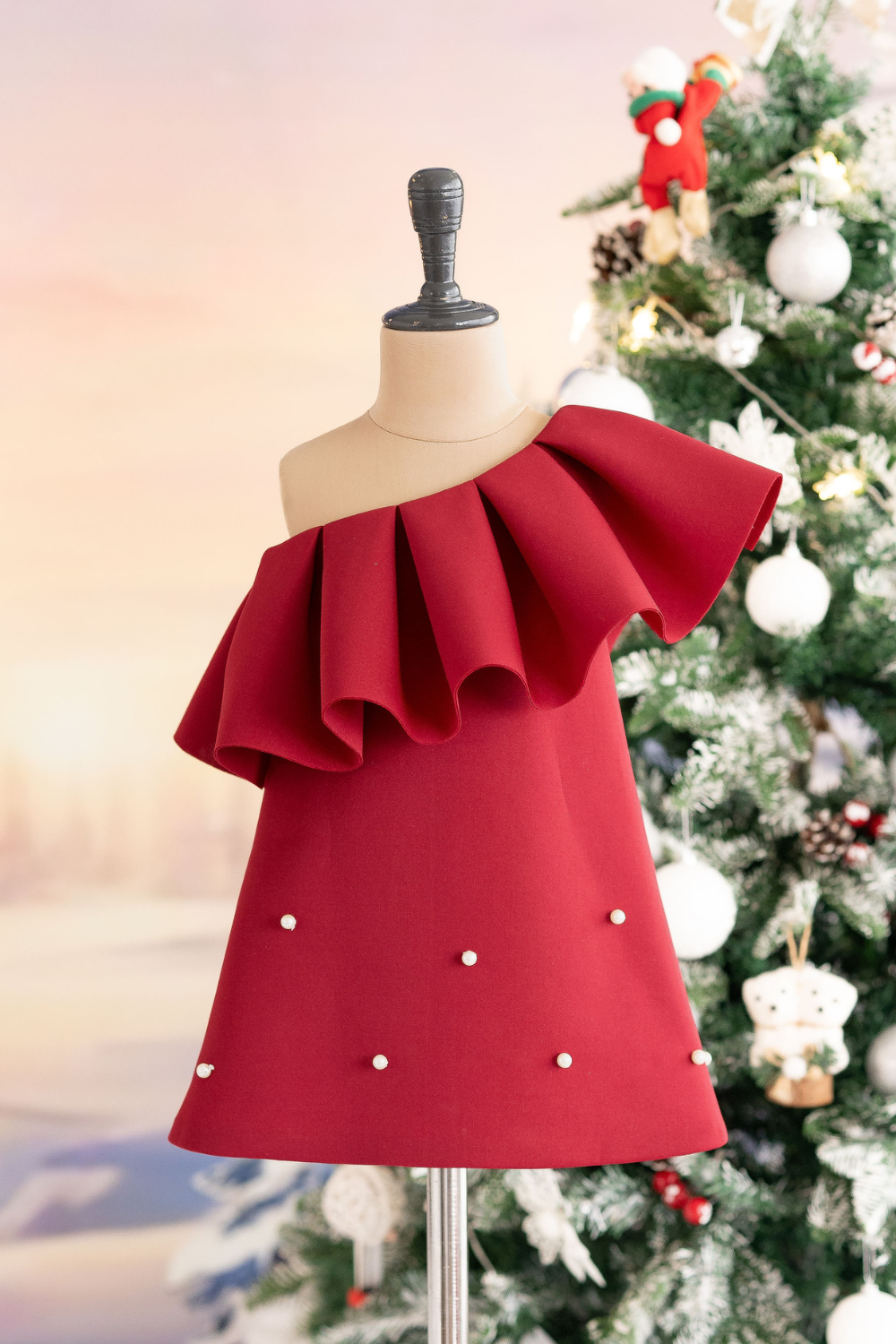 Red anaida dress