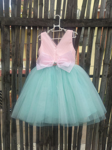 Pink and blue mermaid dress