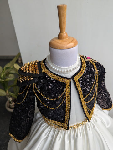 K pop Jacket with Satin Dress