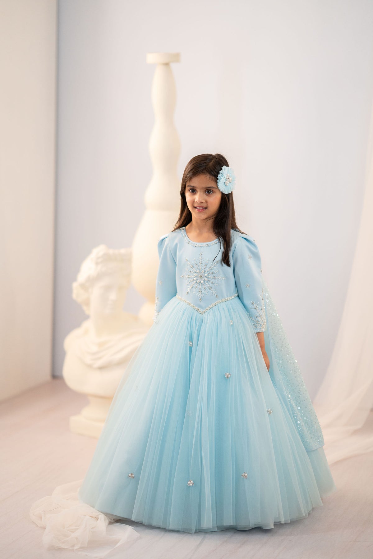 Frozen Elsa Gown With Cape