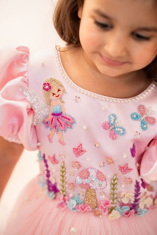 Fairy Garden Dress With Butterfly wings