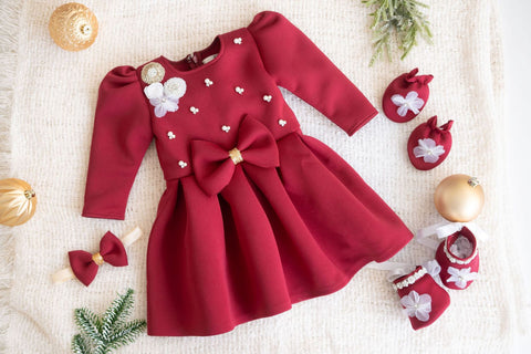 Maroon baby Set