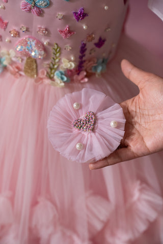 Fairy Garden Scallop Dress
