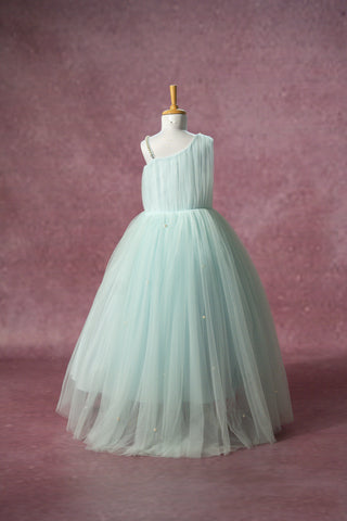 Blue Crystal Gown