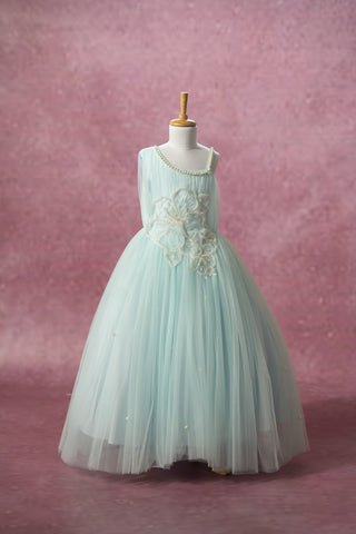 Blue Crystal Gown