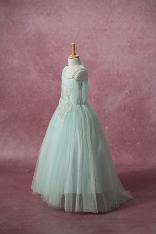 Blue Crystal Gown