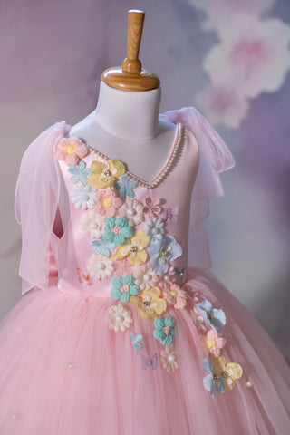 Blooming Blossom Dress In Pink