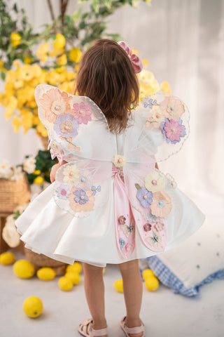 Flora Butterfly Dress  With Butterfly Wings