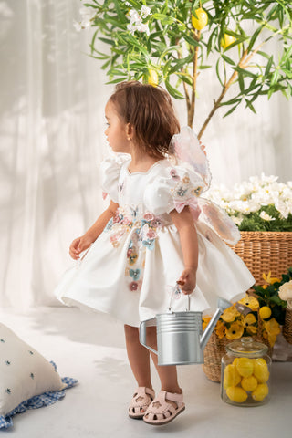 Flora Butterfly Dress  With Butterfly Wings