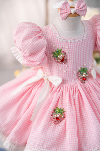 Berry First Birthday Dress