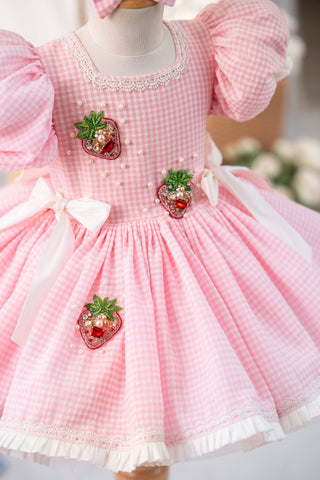 Berry First Birthday Dress
