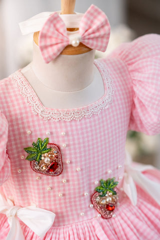 Berry First Birthday Dress