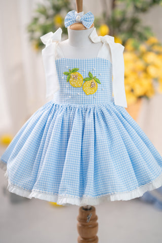 Lemon Gingham dress