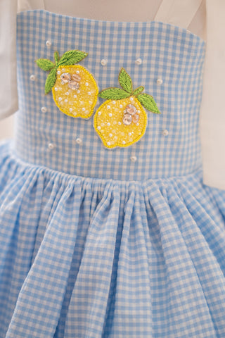 Lemon Gingham dress