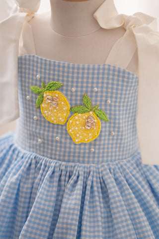 Lemon Gingham dress
