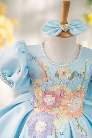 Blue Floral Dress
