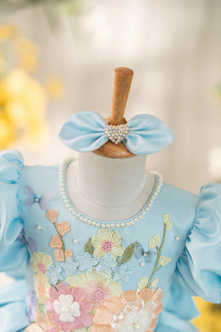 Blue Floral Dress