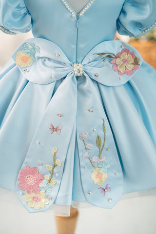 Blue Floral Dress