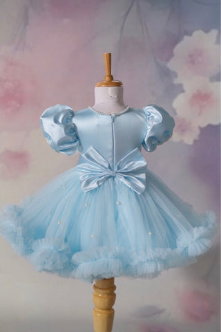Enchanted Garden Dress In Blue