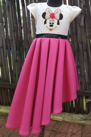 Minnie high low dress