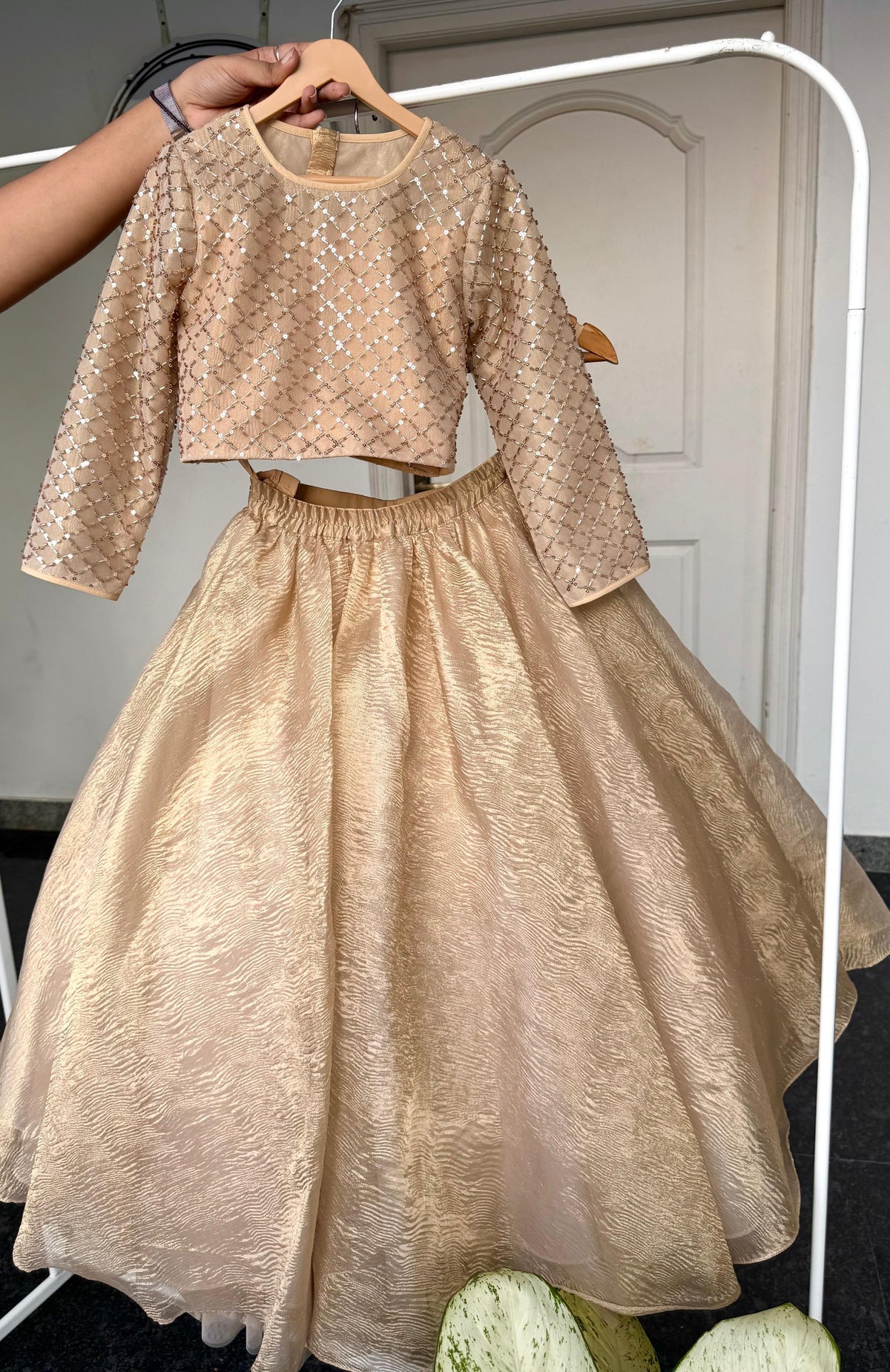 Golden lehenga