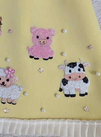 Farm Animals A-Line dress