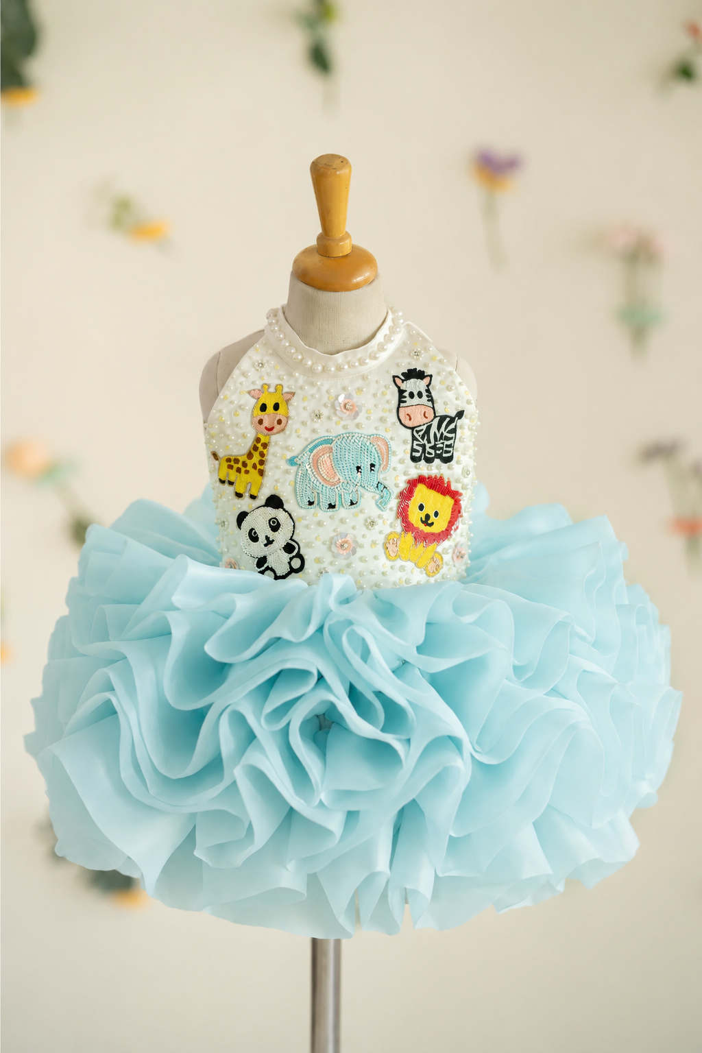 Layered Animal-themed dress